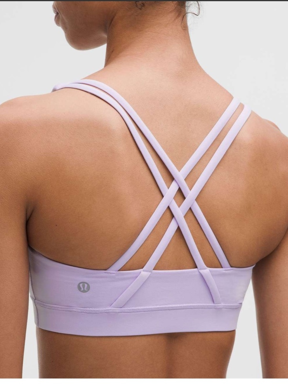Lululemon Energy Bra *Medium Support, Lavender Frost size 2 purple sports bra